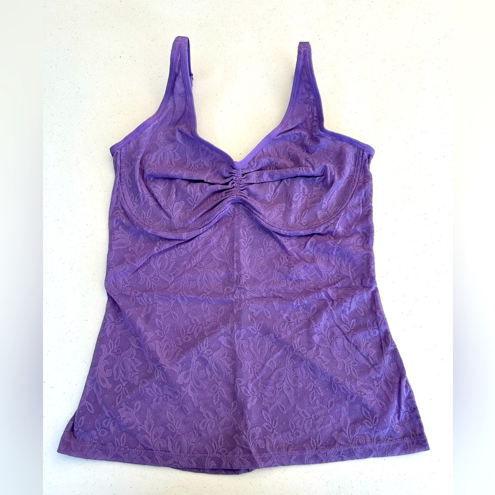 Ruby Ribbon Allure Cami Wisteria Floral. sizes: 28 (XS), 34, 40